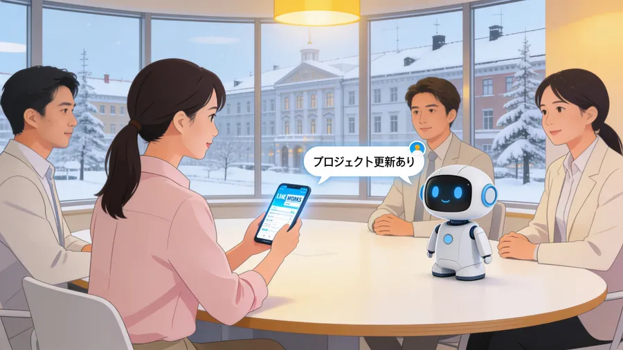 LINE WORKS の Bot で業務通知を飛ばす